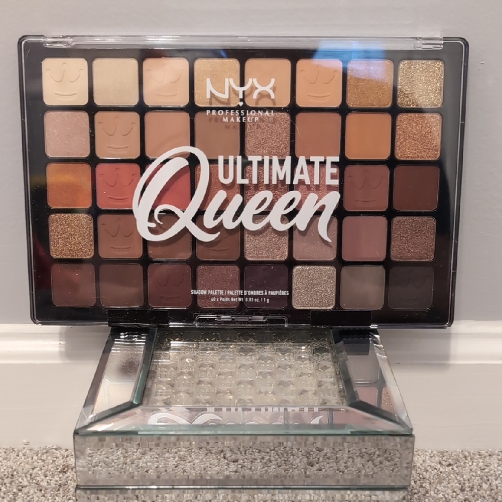 NYX Ultimate Queen Eyeshadow Palette - Brown and Gold